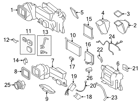 2007 Dodge Sprinter 2500 Motor Diagram for 68012669AA