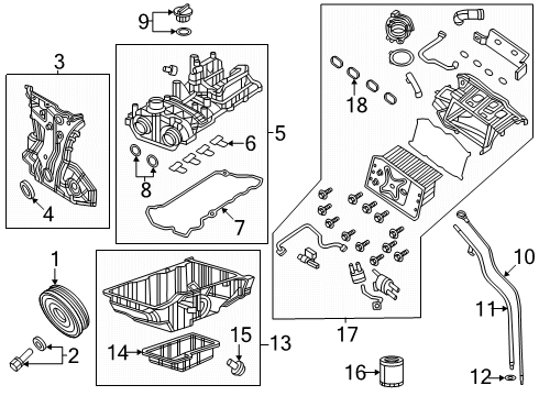 2024 Dodge Hornet Valve Cover Stud Diagram for 6512434AA