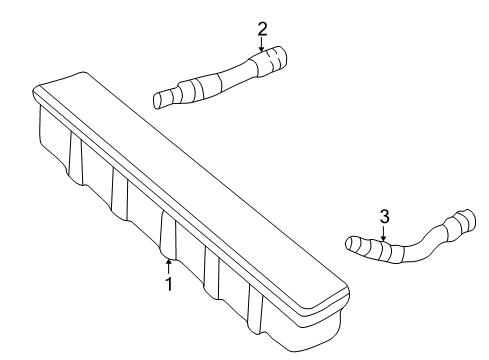 2002 Dodge Durango Inlet Tube Diagram for 52028728AC