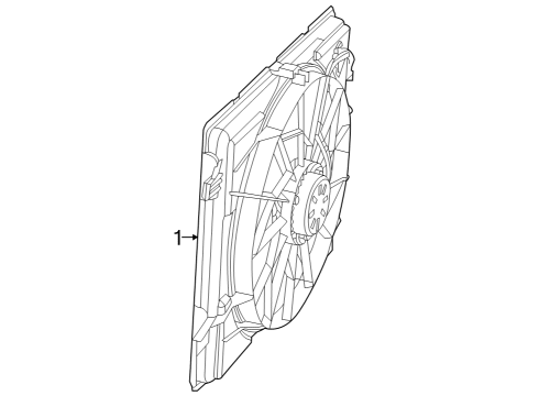 2022 Jeep Grand Cherokee Cooling Fan Diagram 2 - Thumbnail