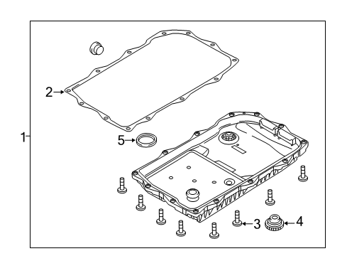 2022 Dodge Charger Transmission Diagram for RL367522AA