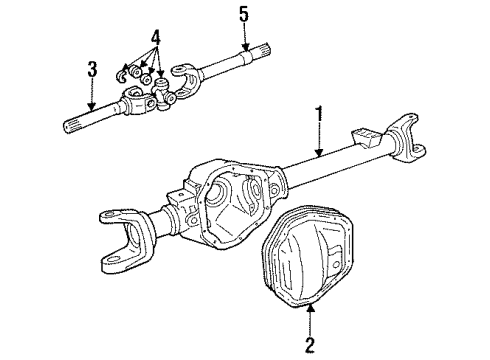 1987 Dodge Ramcharger Front Axle Diagram 3 - Thumbnail