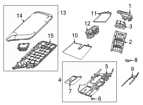 2024 Dodge Charger Daytona Console Diagram
