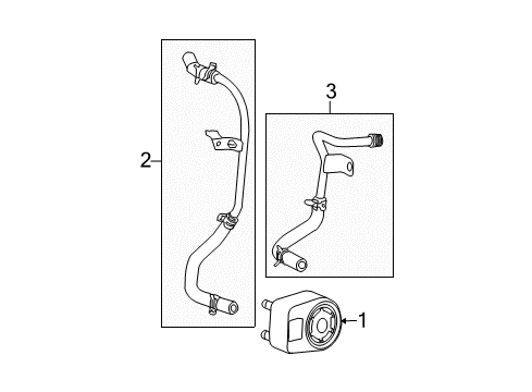 2004 Dodge Neon Oil Cooler Diagram for 4884242AC