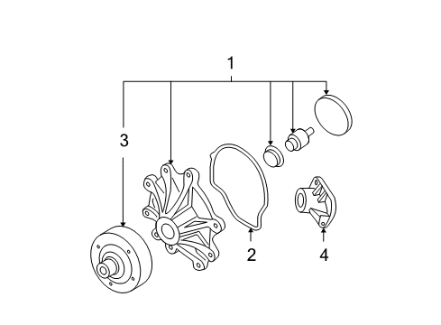 2006 Jeep Commander Water Pump Diagram 2 - Thumbnail
