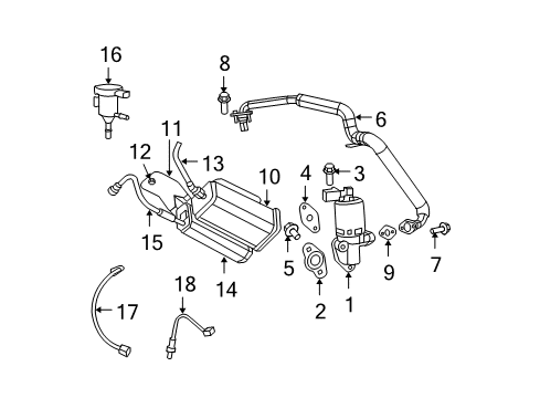 2011 Jeep Wrangler Oxygen Sensor, Rear Driver Side Diagram for 5149170AA