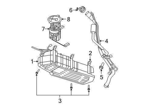 2007 Jeep Grand Cherokee Brush Guard Diagram for 52090274AF