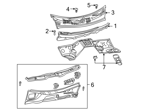 1999 Jeep Grand Cherokee Dash Panel Diagram for 55135358AB