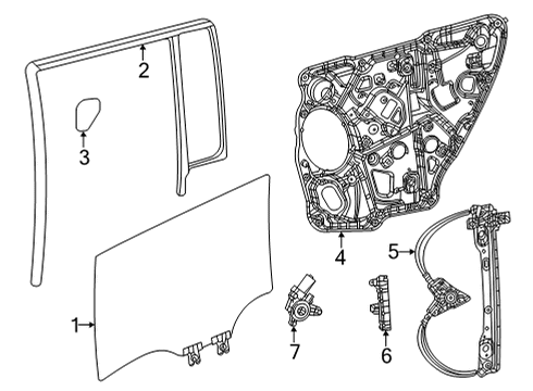 2023 Jeep Grand Wagoneer Carrier Diagram for 68592473AA