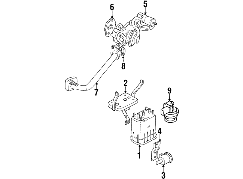 1996 Dodge Avenger EGR System Diagram