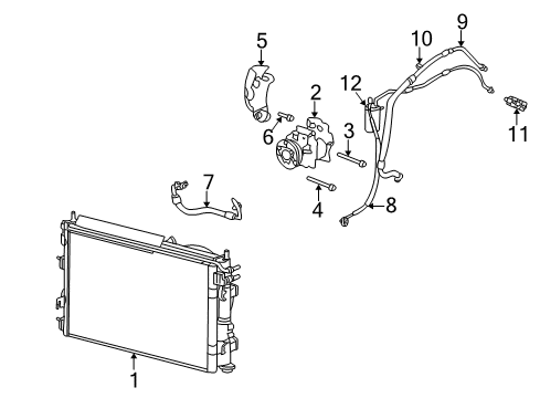 2002 Dodge Stratus Liquid Line Diagram for 4596270AC
