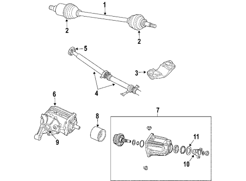 2005 Chrysler Pacifica Pinion Washer Diagram for 4809687AA
