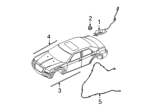 2007 Dodge Magnum Wire Harness Diagram for 5064315AB
