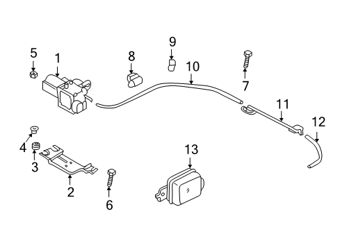 2004 Dodge Stratus Servo Plate Diagram for 4578006AA
