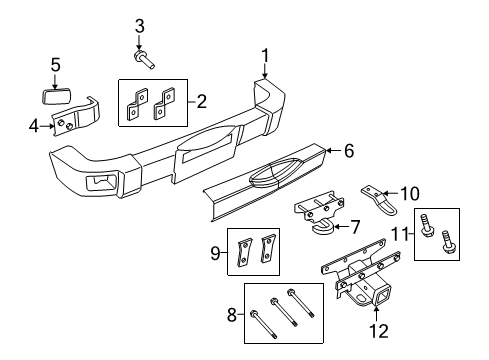 2018 Jeep Wrangler JK Plug, Rear Diagram for 55397112AB