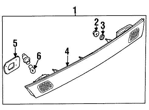 1996 Dodge Avenger Backup Lamps Diagram