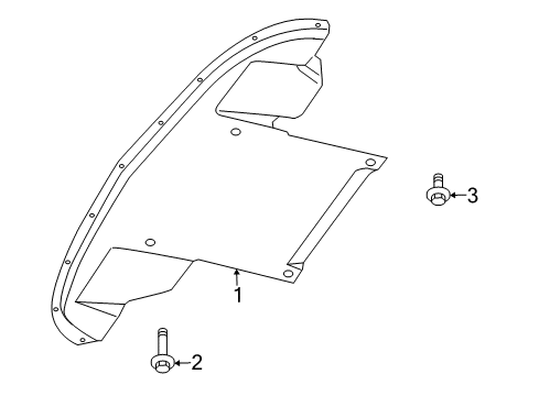 2004 Dodge Viper Splash Shields Diagram