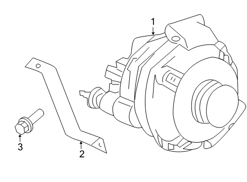 2010 Chrysler 300 Bracket Diagram for 4892048AB