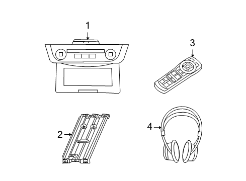 2012 Ram 1500 Monitor Diagram for 1TF13BD1AB