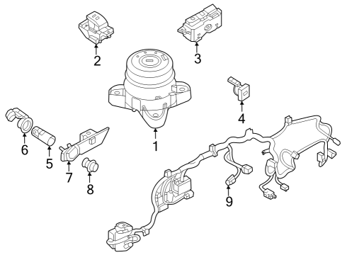 2024 Dodge Hornet Wire Harness Diagram for 68637544AA