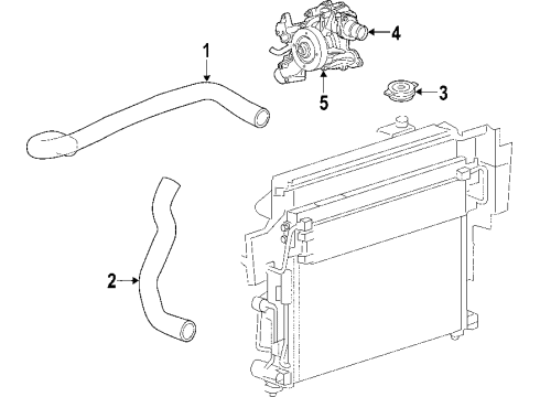 2005 Jeep Grand Cherokee Fan Module Diagram for 55116951AB