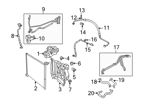2009 Dodge Durango Clutch Kit Diagram for 68032119AA