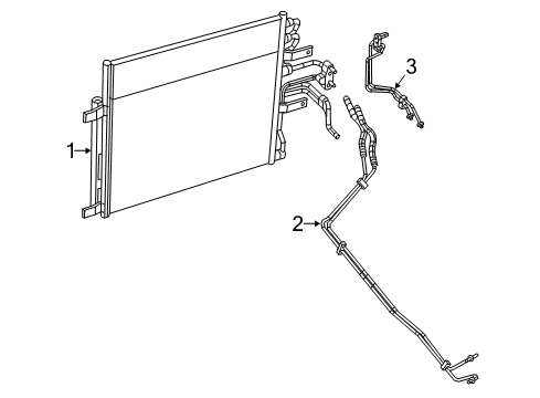 2013 Ram 2500 Hose & Tube Assembly Diagram for 55057191AC