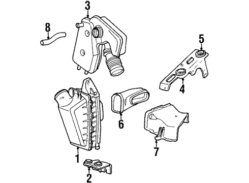2000 Chrysler Voyager Hose Diagram for 4781670AB