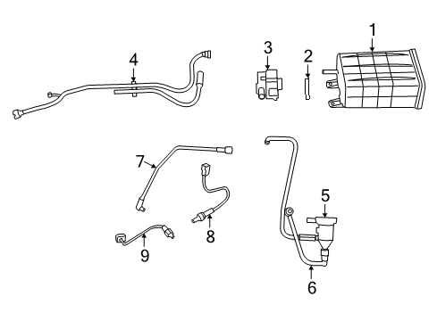2012 Dodge Journey Vacuum Harness Diagram for 68055654AH