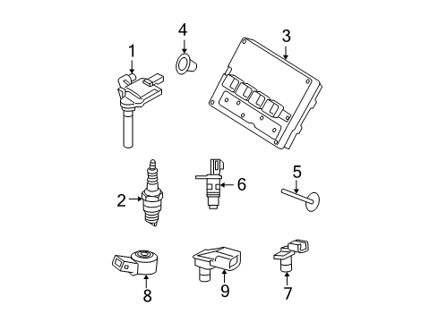 2010 Jeep Commander Control Module Diagram for 5150500AA
