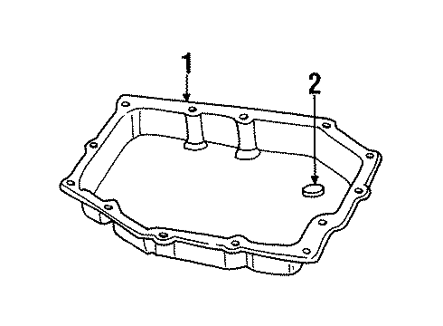 2002 Chrysler Prowler Transmission Components Diagram
