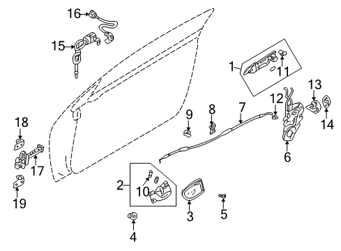 2003 Dodge Stratus Window Switch Diagram for 4608558AA