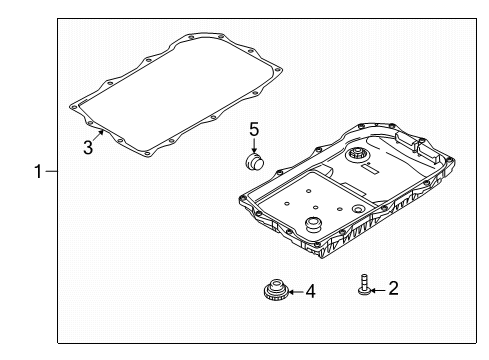 2014 Dodge Durango Torque Converter Diagram for 68243364AA