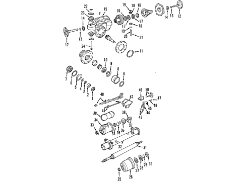 1993 Chrysler Town & Country Shim Diagram for 4641430