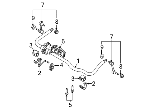 2009 Dodge Ram 2500 Actuator Diagram for 68217400AA