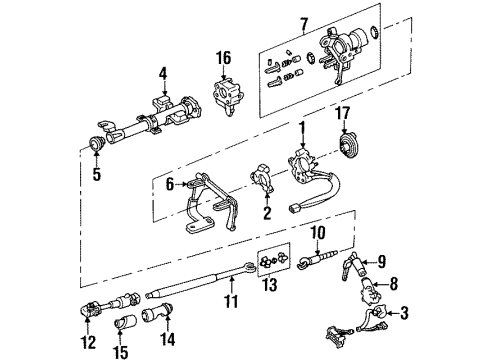 1990 Dodge Monaco Lower Shaft Diagram for 4600140