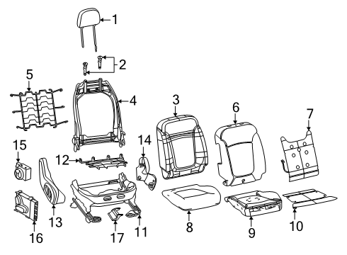 2019 Jeep Compass Power Seats Diagram