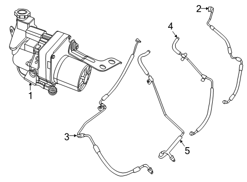 2015 Dodge Charger P/S Pump & Hoses Diagram