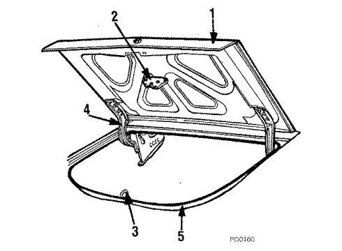 1985 Dodge Diplomat Trunk Diagram