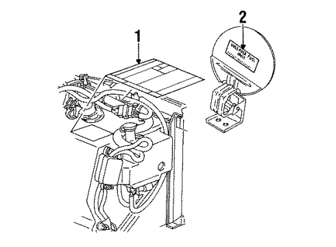 1995 Dodge Viper Info Label Diagram for 4708087