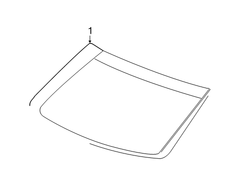 2012 Ram C/V Reveal Molding, Front Passenger Side Diagram for 5109468AF