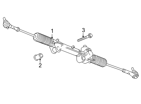 2000 Dodge Durango Steering Gear Diagram for 5083169AB