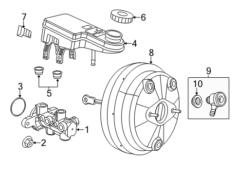 2013 Chrysler 200 Level Sensor Diagram for 68057090AC