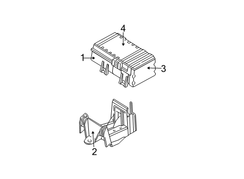 2005 Chrysler Town & Country Fuse & Relay Box Diagram for 5102969AB