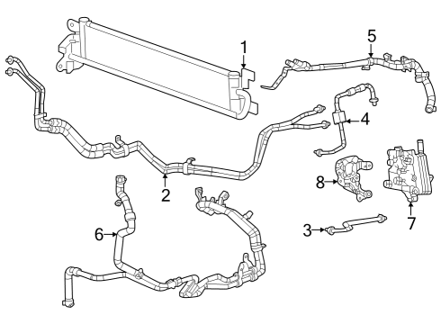 2023 Jeep Gladiator Pressure Line Diagram for 68312977AD