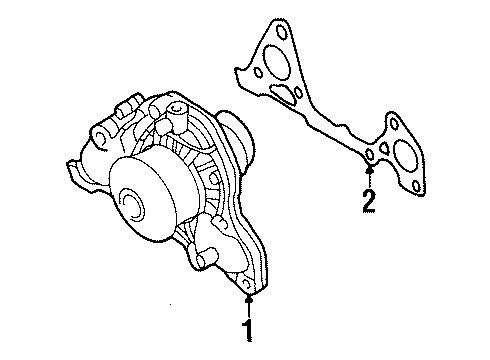 2000 Dodge Stratus Water Pump Diagram