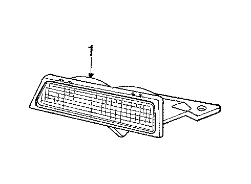 1989 Dodge Dynasty High Mount Lamps Diagram