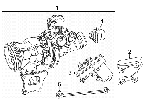 2025 Ram 1500 Turbocharger & Components Diagram 4 - Thumbnail
