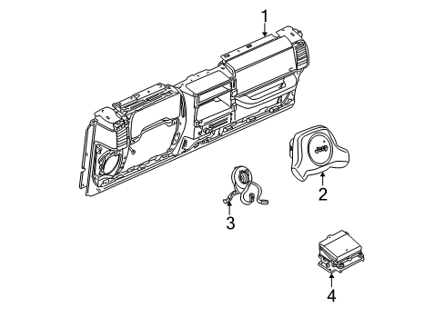 2004 Jeep Wrangler Clockspring Diagram for 56047144AE