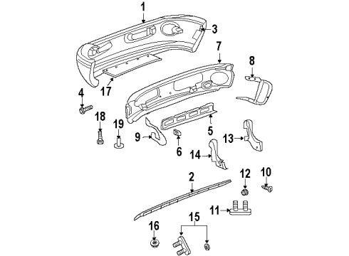 2001 Dodge Ram 1500 Spring Nut Diagram for 6504118